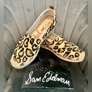 Sam Edelman Khloe Leopard Espadrille size 7